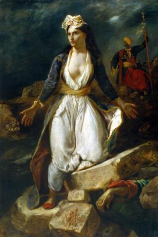Toile d'Eugène Delacroix 